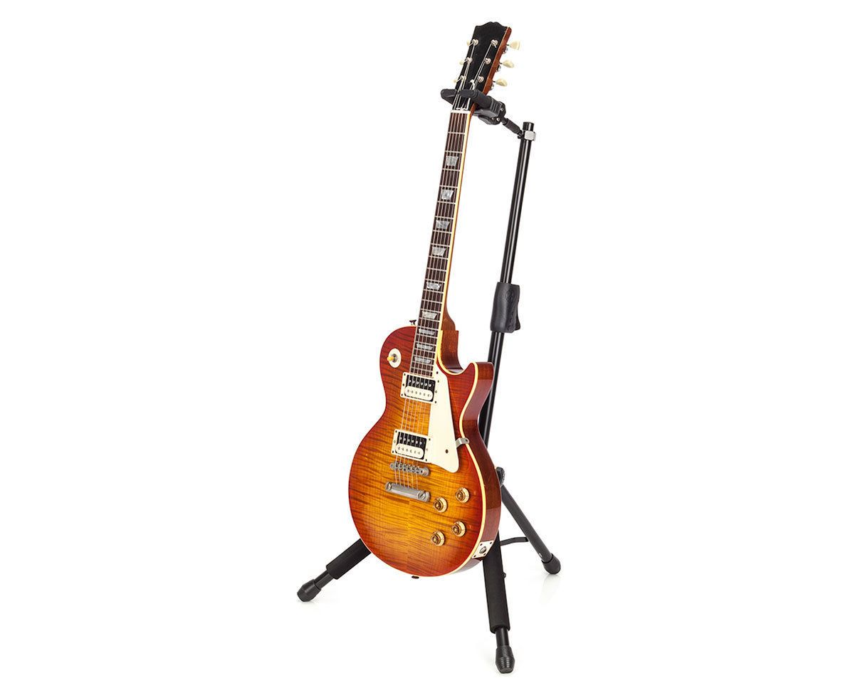 NEW Hercules GS432B Durable Triple Guitar Stand with Auto Grab Black